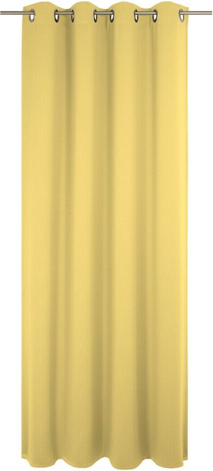 Vorhang Uni Collection light, Wirth, Ösen (1 St), blickdicht, nach Maß von Wirth