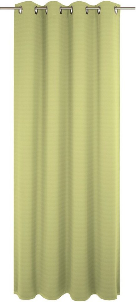 Wirth Vorhang Uni Collection light, Ösen (1 St), blickdicht, nach Maß von Wirth