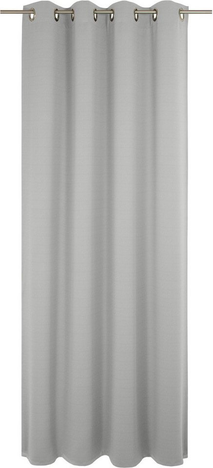 Adam Vorhang Uni Collection light (1 St), Ösen, blickdicht, aus 100% Bio-Baumwolle von Adam