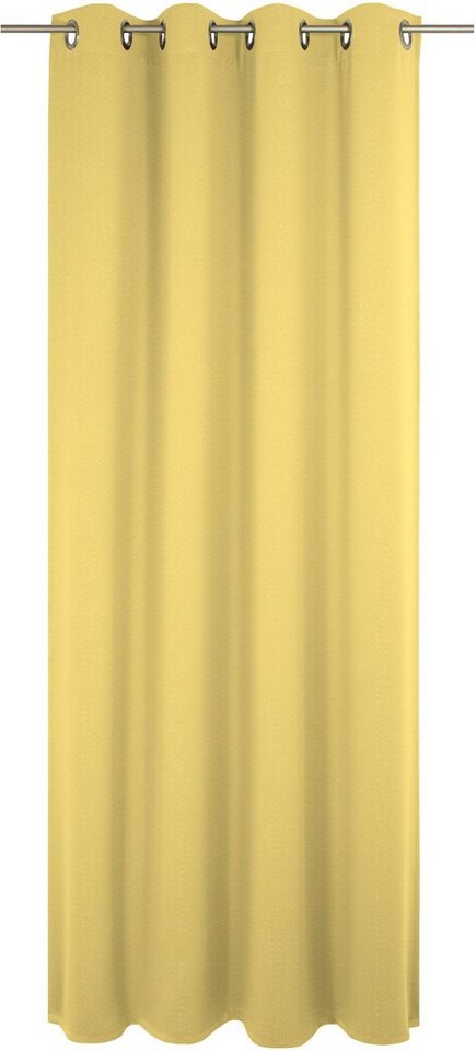 Wirth Vorhang Uni Collection light, Ösen (1 St), blickdicht, nach Maß von Wirth