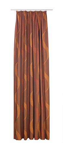 Wirth Fertigschal Lupara mit Kräuselband, Polyester, Rot, 150 x 132 cm von Wirth