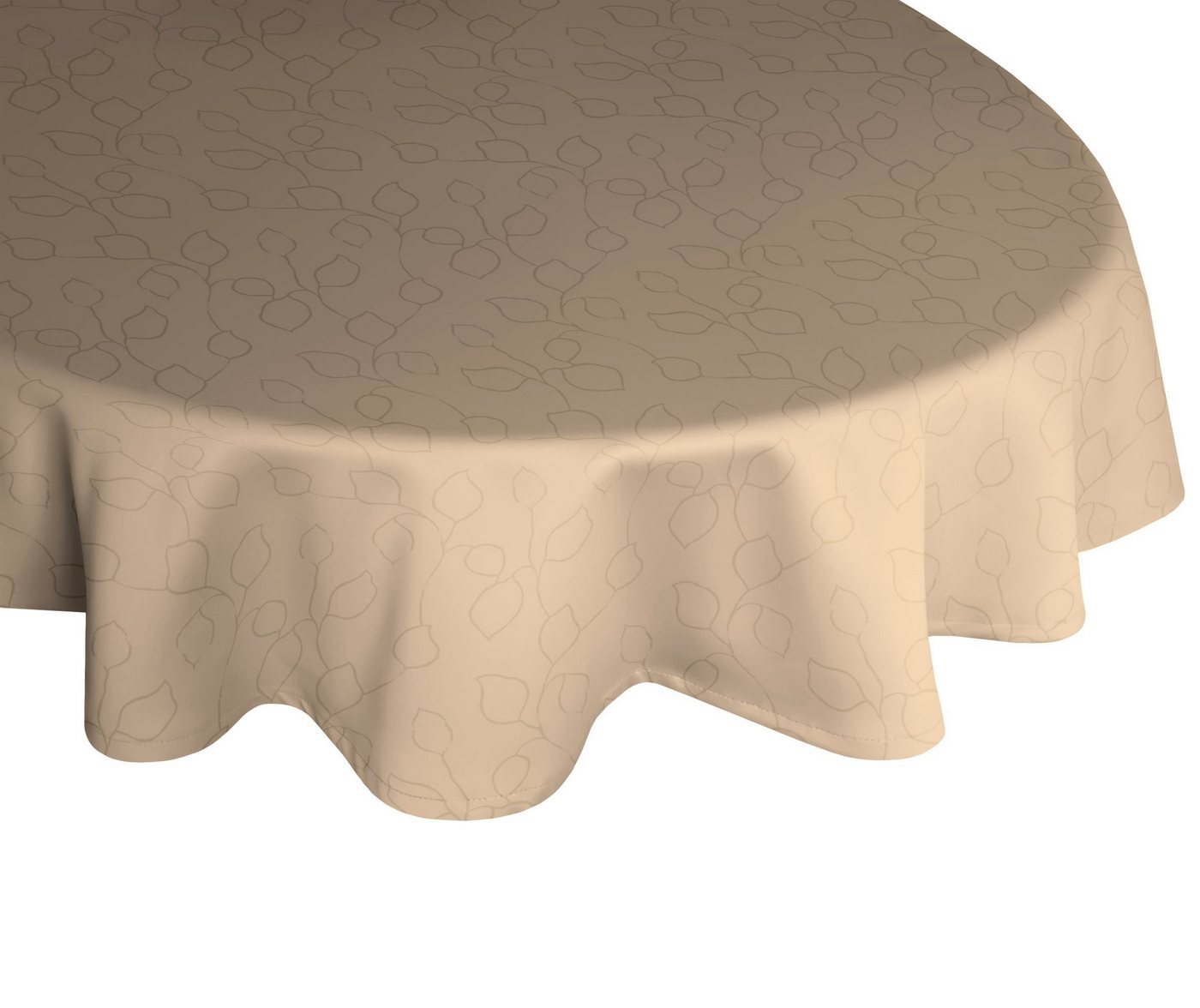 Wirth Tischdecke Westport (1-tlg), Made in Germany, Jacquard Dekostoff, Blatt-Design, Pflegeleicht von Wirth