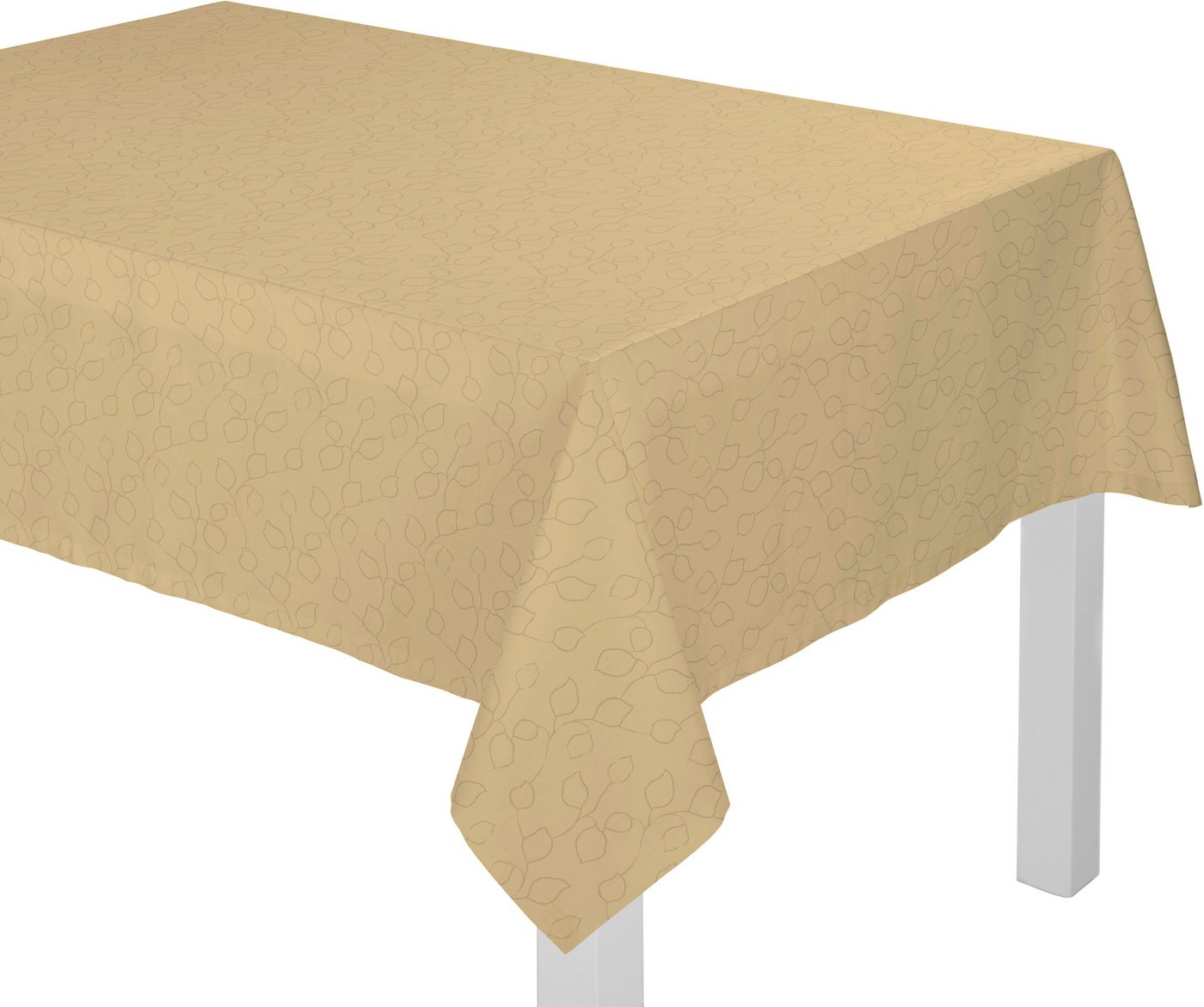 Wirth Tischdecke Westport (1-tlg), Made in Germany, Jacquard Dekostoff, Blatt-Design, Pflegeleicht von Wirth