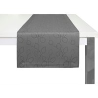 Wirth Tischläufer "Westport", (1 St.), Made in Germany, Jacquard Dekostoff, Blatt-Design, Pflegeleicht von Wirth
