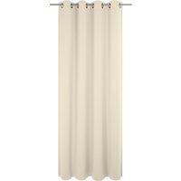 Adam Vorhang "Uni Collection" Ösen 1 Stk. tlg. Blickdichter aus 100% Bio-Baumwolle von Adam