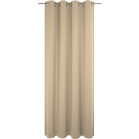 Adam Vorhang "Uni Collection light" Ösen 1 Stk. tlg. aus 100% Bio-Baumwolle von Adam