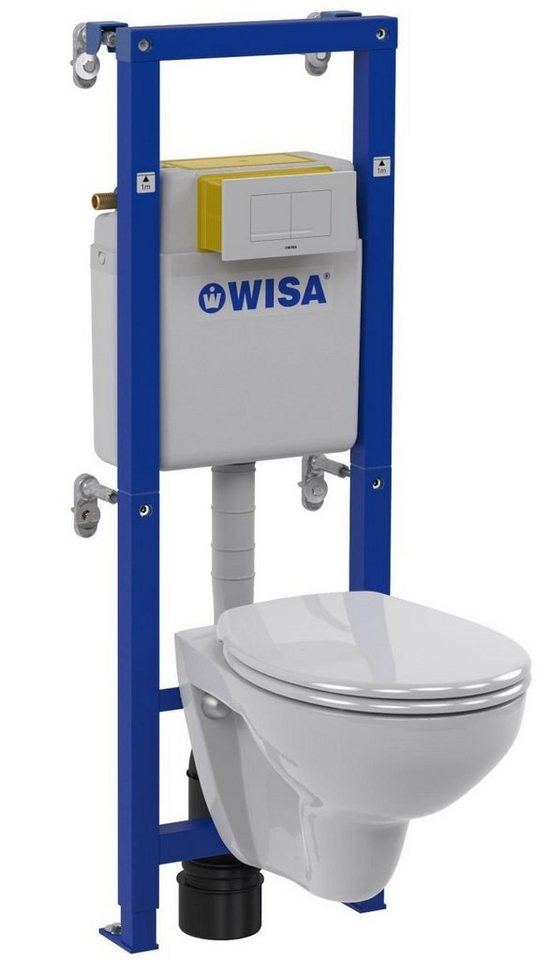 Wisa WC-Komplettset Wisa Wand-WC Komplett-Set XT No.1 von Wisa