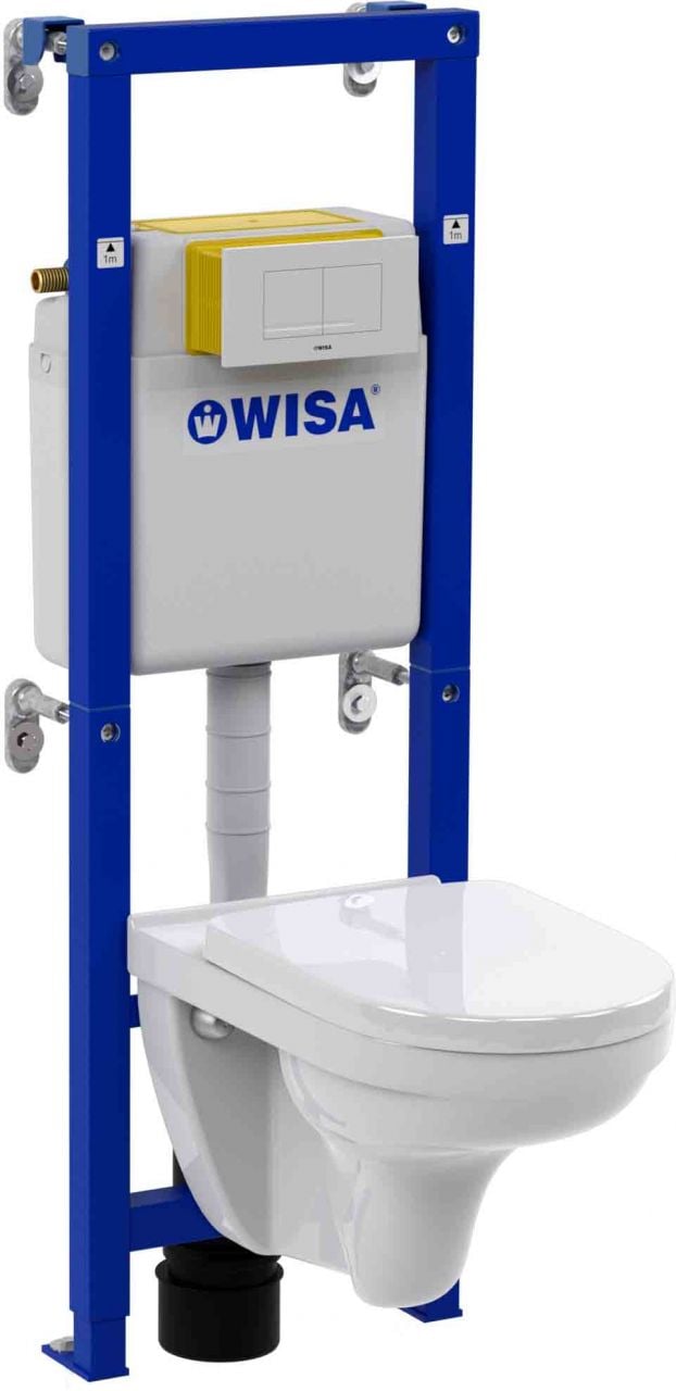 Wisa Vorwandelement Komplett-Set mit V&B Wand-WC von WISA