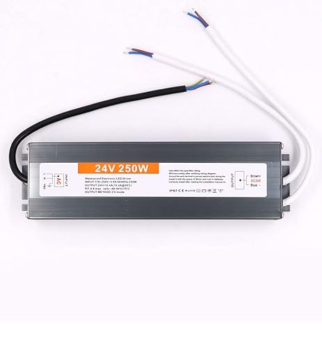 LED Trafo 24V 250W, AC170-250V zu DC24V LED Netzteil Schaltnetzteil, Industrielle Spannungsregulierung am Ausgang Konverter, Wasserdicht IP67 Netzteiladapter Transformator für LED Streifen Beleuchtung LED Trafo 24V 250W, AC170-250V zu DC24V LED Netzteil Schaltnetzteil, Industrielle Spannungsregulierung am Ausgang Konverter, Wasserdicht IP67 Netzteiladapter Transformator für LED Streifen Beleuchtung von Wisada