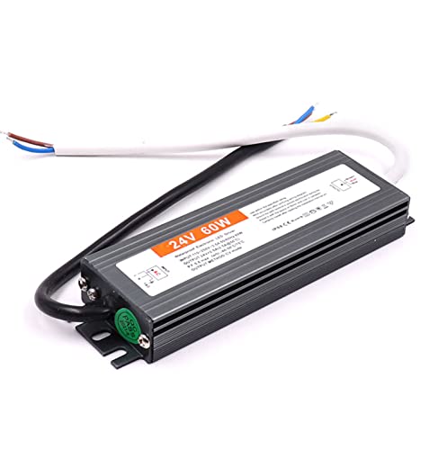 LED Trafo 24V 60W, AC110-250V zu DC24V LED Netzteil Schaltnetzteil, Industrielle Spannungsregulierung am Ausgang Konverter, IP67 Wasserdicht Netzteiladapter Transformator für LED Streifen Beleuchtung LED Trafo 24V 60W, AC110-250V zu DC24V LED Netzteil Schaltnetzteil, Industrielle Spannungsregulierung am Ausgang Konverter, IP67 Wasserdicht Netzteiladapter Transformator für LED Streifen Beleuchtung von Wisada