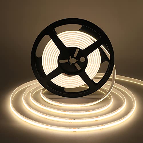 Wisada 24V COB LED Streifen, 7M 320LEDs/m Superhell Flexibler LED Lichtband Warmweiß, Wasserdicht IP68 für Innen & Außen, Aquarium & Schrankbeleuchtung Wisada 24V COB LED Streifen, 7M 320LEDs/m Superhell Flexibler LED Lichtband Warmweiß, Wasserdicht IP68 für Innen & Außen, Aquarium & Schrankbeleuchtung von Wisada