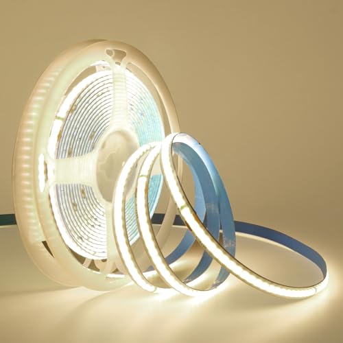 Wisada Anschluss 220-240V COB LED Band Selbstklebend, 240LEDs/M FCOB LED Streifen, Schnitt alle 10cm,Superhell Flexibler LED Lichtband für Weihnachten, Innendekoration und Beleuchtung(10m, Naturweiß) Wisada Anschluss 220-240V COB LED Band Selbstklebend, 240LEDs/M FCOB LED Streifen, Schnitt alle 10cm,Superhell Flexibler LED Lichtband für Weihnachten, Innendekoration und Beleuchtung(10m, Naturweiß) von Wisada