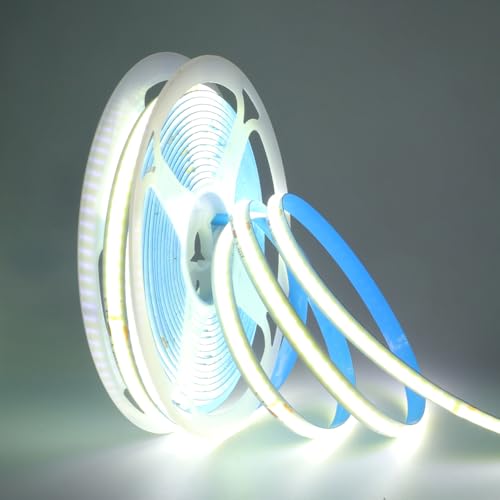 Wisada Anschluss 220-240V COB LED Band Selbstklebend, 240LEDs/M FCOB LED Streifen, Schnitt alle 10cm,Superhell Flexibler LED Lichtband für Weihnachten, Innendekoration und Beleuchtung(50m, Kaltweiß) Wisada Anschluss 220-240V COB LED Band Selbstklebend, 240LEDs/M FCOB LED Streifen, Schnitt alle 10cm,Superhell Flexibler LED Lichtband für Weihnachten, Innendekoration und Beleuchtung(50m, Kaltweiß) von Wisada
