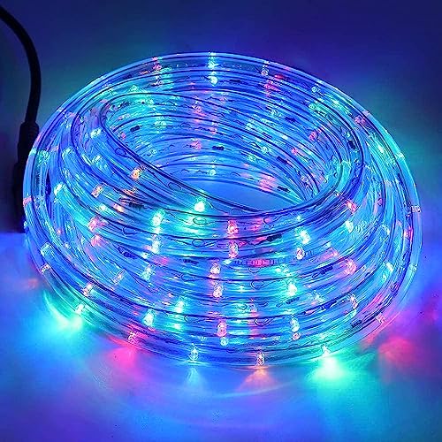 Wisada Bunt LED Lichtschlauch Außen, 7M 36LEDs/m Mehrfarbig Schlauch 220V RGB Tube Light, Indoor Leuchtstoffröhre, Outdoor Lichter Wasserdicht für Terrasse Wohnzimmer Partydeko von Wisada
