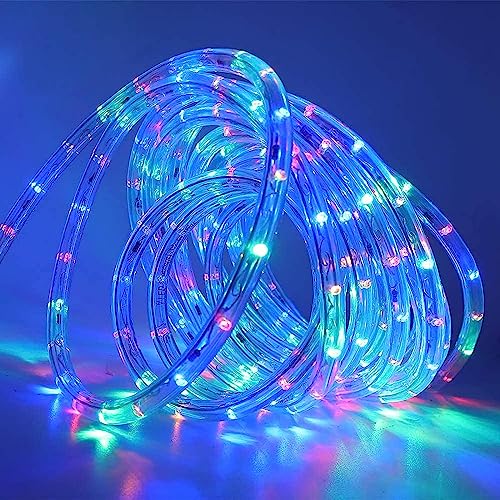 Wisada Bunt LED Lichtschlauch Außen 6M 36LEDs/m Mehrfarbig LED Schlauch 220V RGB Tube Light Indoor Leuchtstoffröhre, Outdoor LED Lichter Wasserdicht Lichterschlauch für Terrasse Wohnzimmer Partydeko von Wisada
