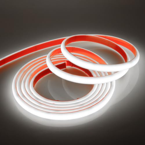 Wisada COB Neon Streifen 10m, 12V Wasserdichte IP68 Selbstklebendes Band, 320LEDs/m Superhell Flexibler Kaltweiß COB Neon LED Band, rot/weiss 2-adrig LED Lichterketten für Außen, Terrasse, Aquarium Wisada COB Neon Streifen 10m, 12V Wasserdichte IP68 Selbstklebendes Band, 320LEDs/m Superhell Flexibler Kaltweiß COB Neon LED Band, rot/weiss 2-adrig LED Lichterketten für Außen, Terrasse, Aquarium von Wisada