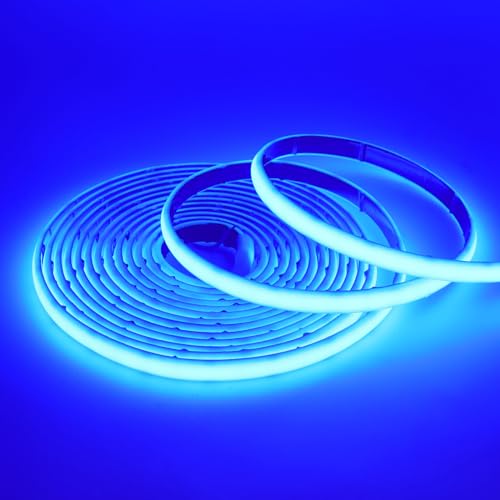 Wisada COB Neon Streifen 8m, 12V Wasserdichte IP68 Selbstklebendes Band, 320LEDs/m Superhell Flexibler Blau COB Neon LED Band, rot/weiss 2-adrig LED Lichterketten für Außen, Terrasse, Aquarium Wisada COB Neon Streifen 8m, 12V Wasserdichte IP68 Selbstklebendes Band, 320LEDs/m Superhell Flexibler Blau COB Neon LED Band, rot/weiss 2-adrig LED Lichterketten für Außen, Terrasse, Aquarium von Wisada