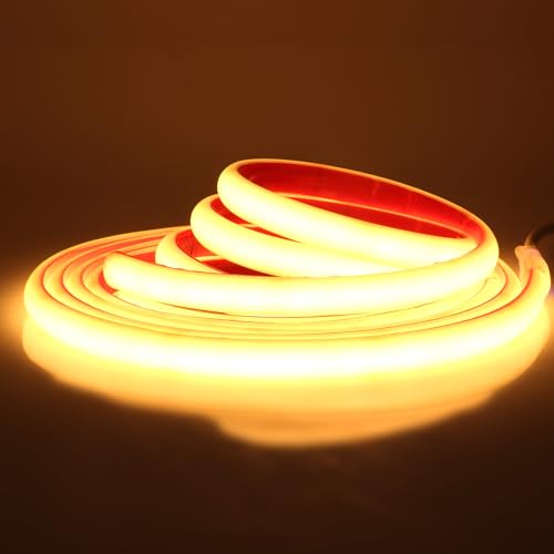 Wisada COB Neon Streifen 8m, 12V Wasserdichte IP68 Selbstklebendes Band, 320LEDs/m Superhell Flexibler Warmweiß COB Neon LED Band, rot/weiss 2-adrig LED Lichterketten für Außen, Terrasse, Aquarium Wisada COB Neon Streifen 8m, 12V Wasserdichte IP68 Selbstklebendes Band, 320LEDs/m Superhell Flexibler Warmweiß COB Neon LED Band, rot/weiss 2-adrig LED Lichterketten für Außen, Terrasse, Aquarium von Wisada