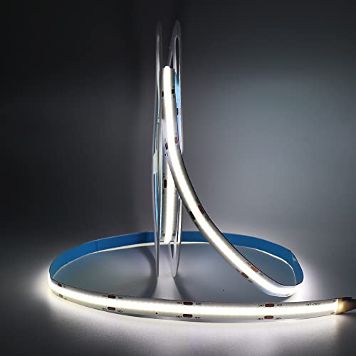 Wisada COB Streifen 3M, DC12V 384 LEDs/m Flexibler LED Lichtband, Innenbereich Nicht Wasserdichte Kaltes Weiß LED Band Lichterketten für Schlafzimmer Hausschrank TV Spiegel DIY Beleuchtung Wisada COB Streifen 3M, DC12V 384 LEDs/m Flexibler LED Lichtband, Innenbereich Nicht Wasserdichte Kaltes Weiß LED Band Lichterketten für Schlafzimmer Hausschrank TV Spiegel DIY Beleuchtung von Wisada