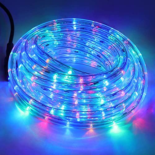 Wisada RGB LED Lichtschlauch Außen, 5M 36 LEDs/m Mehrfarbig LED Schlauch 220V LED Indoor Leuchtstoffröhre, Outdoor LED Lichter Wasserdicht Lichterschlauch für Terrasse Wohnzimmer Weihnachten Partydeko von Wisada