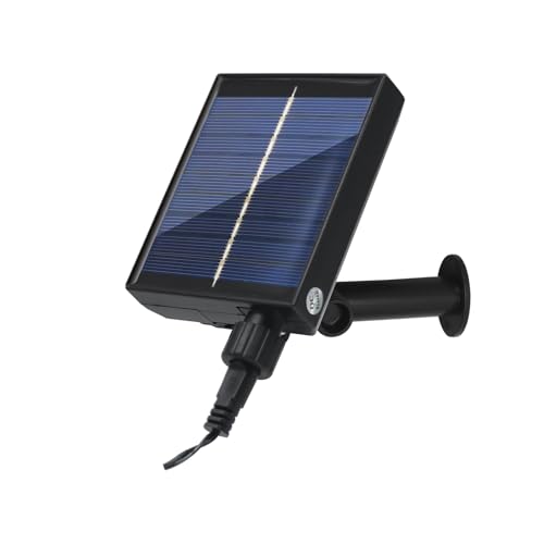 Wisada Solar Panel, 12V, 1200mAh, 120° Einstellbar, Schwarz von Wisada