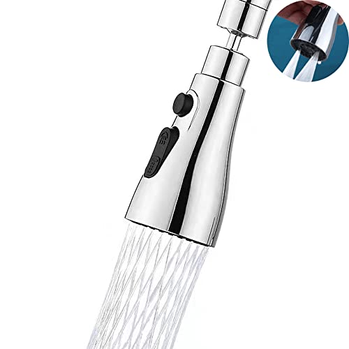 Wisada Universal Wasserhahn Strahlregler, 720° Schwenkbar, 3 Sprühmodi, Edelstahl, Poliert, 22 mm Gewinde Wisada Universal Wasserhahn Strahlregler, 720° Schwenkbar, 3 Sprühmodi, Edelstahl, Poliert, 22 mm Gewinde von Wisada