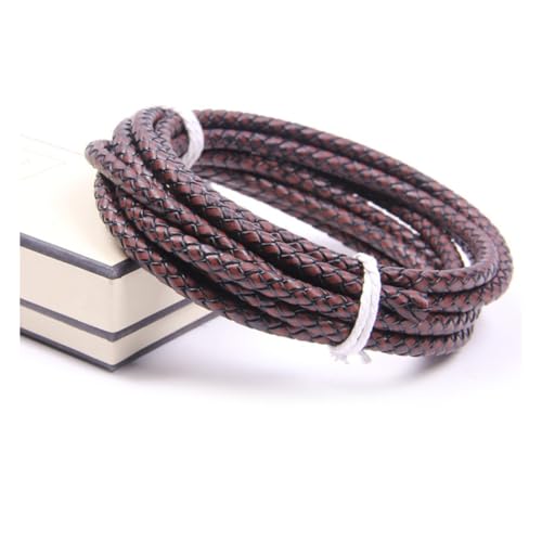 Wisafory 1M Lederschnur Rund Lederband aus echtem Leder Geflochtener Schnurseil 3-8mm Rindslederschnüre für Retro-Armbänder Halsketten Schmuckherstellung Geschenkverpackungen Dunkelbraun 3mm Wisafory 1M Lederschnur Rund Lederband aus echtem Leder Geflochtener Schnurseil 3-8mm Rindslederschnüre für Retro-Armbänder Halsketten Schmuckherstellung Geschenkverpackungen Dunkelbraun 3mm von Wisafory
