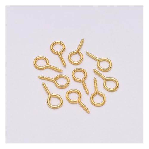 Wisafory 200 Stück Schraube Auge Stifte Schraubösen Selbstschneidende Mini Ösenschrauben Augenschraubenhaken Ringhaken für Holz Cork Top Flaschen DIY Schmuckherstellung Gold 6 * 13mm Wisafory 200 Stück Schraube Auge Stifte Schraubösen Selbstschneidende Mini Ösenschrauben Augenschraubenhaken Ringhaken für Holz Cork Top Flaschen DIY Schmuckherstellung Gold 6 * 13mm von Wisafory