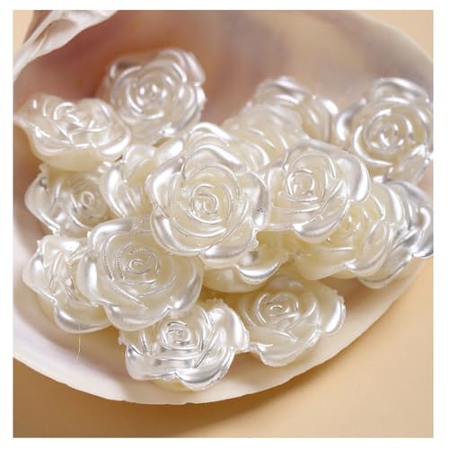 Wisafory 200 Stück Weiße Perlen Blumen Schmuckperlen zum Basteln Kunstperlen Ohne Loch Bastelperlen Lose Blumenperlen Kleine Flower Beads Plastikperlen für DIY Schmuckherstellung 12MM Wisafory 200 Stück Weiße Perlen Blumen Schmuckperlen zum Basteln Kunstperlen Ohne Loch Bastelperlen Lose Blumenperlen Kleine Flower Beads Plastikperlen für DIY Schmuckherstellung 12MM von Wisafory
