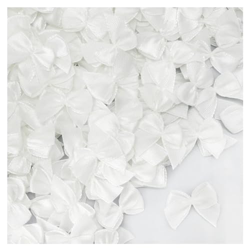 Wisafory Mini Satinschleifen 100 Stück 2cm Satinband Schleifen zum Nähen Geschenkschleife Kleine Weihnachtsschleifen Satin Band Bowtie Minischleifen DIY Bunte Doppelseitige Bogen Weiß Wisafory Mini Satinschleifen 100 Stück 2cm Satinband Schleifen zum Nähen Geschenkschleife Kleine Weihnachtsschleifen Satin Band Bowtie Minischleifen DIY Bunte Doppelseitige Bogen Weiß von Wisafory