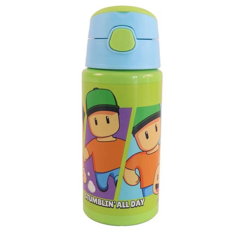 Wisam Trinkflasche Stumble Guys All Day Aluminiumstrohhalmflasche mit Haken 500ml Wisam Trinkflasche Stumble Guys All Day Aluminiumstrohhalmflasche mit Haken 500ml von Wisam