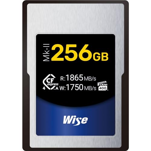Wise CFexpress 4.0 Type A Mk-II 256GB WI-CFX4-A256M2 Wise CFexpress 4.0 Type A Mk-II 256GB WI-CFX4-A256M2 von Wise