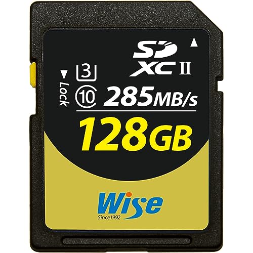 Wise SDXC UHS-II V60 128 GB R:290 MBs/W: 100 MBs WI-SD-S128 Marke Wise SDXC UHS-II V60 128 GB R:290 MBs/W: 100 MBs WI-SD-S128 Marke von Wise