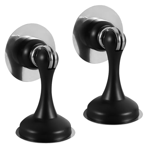 Wisebom 2 Stück Magnetischer Türstopper, Türhalter aus Edelstahl mit Selbstklebenden/Verdeckenden Verriegelungsschrauben Magnetischer Türstopperhalter für Tür Offen Halten für Home Büro (Schwarz) Wisebom 2 Stück Magnetischer Türstopper, Türhalter aus Edelstahl mit Selbstklebenden/Verdeckenden Verriegelungsschrauben Magnetischer Türstopperhalter für Tür Offen Halten für Home Büro (Schwarz) von Wisebom