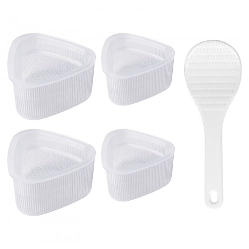 Wisebom Sushi Maker Set Onigiri Form, 5 Stück Sushi Dreieck Form mit Reislöffel Reisbällchen Formen, DIY Onigiri Maker sushi old Reisdreieck Form für Zuhause Küche Bento Wisebom Sushi Maker Set Onigiri Form, 5 Stück Sushi Dreieck Form mit Reislöffel Reisbällchen Formen, DIY Onigiri Maker sushi old Reisdreieck Form für Zuhause Küche Bento von Wisebom