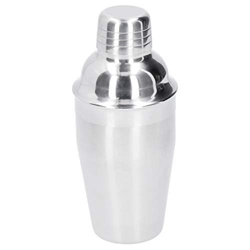 Cocktail Shaker Set, 350ml Edelstahl Bar Cocktailset Cocktailshaker Eingebautes Barkeeper Sieb Shaker Flasche, Trinkbar-Set Zubehör für Bar, Startseite, Partei von Wisecoco