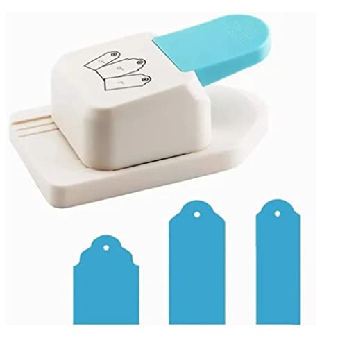 Eckenstanzer, 3-in-1 Papier Etikettenstanzer Runder Etiketten-Form-Bastelstanzer, Motiv Locher Papierstanzer für Karten Gestalten Scrapbooking Geschenkanhänger Etiketten Basteln von Wisecoco
