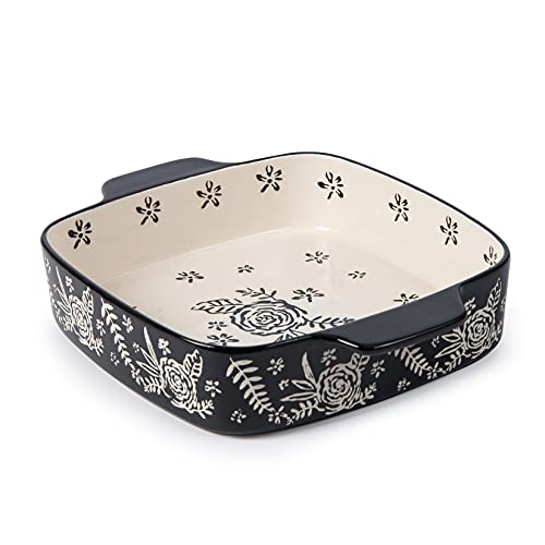 Wisenvoy Backform Keramik Brownie-Pfanne 9x9 Backform Auflaufform Lasagnepfanne quadratisch Rose Backformen Sets Wisenvoy Backform Keramik Brownie-Pfanne 9x9 Backform Auflaufform Lasagnepfanne quadratisch Rose Backformen Sets von Wisenvoy
