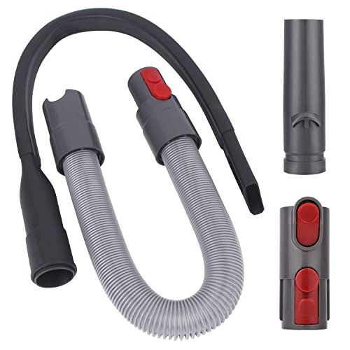 Schlauch Verlängerung + Flexible Fugendüse + Adapter Zubehör für Dyson V7 V8 V10 V11 V15 Staubsauger, Teleskop Staubsaugerschlauch, Lange Flachdüse, für die Reinigung von Ecken und Lücken von Wiseten