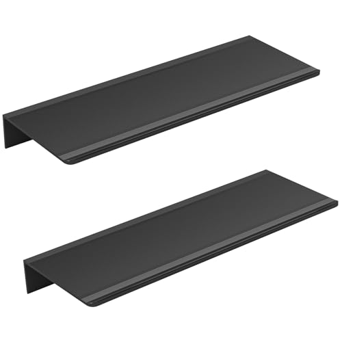 Wisfame Wandregal Metall Schwarz, Dekorative Schweberegal 2er-Set Wandboard Duschregal, Wand Regal für Badezimmer, Display Wand Regalbrett zur für Schlafzimmer, Wohnzimmer, Bad, Büro (40 x 12CM) Wisfame Wandregal Metall Schwarz, Dekorative Schweberegal 2er-Set Wandboard Duschregal, Wand Regal für Badezimmer, Display Wand Regalbrett zur für Schlafzimmer, Wohnzimmer, Bad, Büro (40 x 12CM) von Wisfame