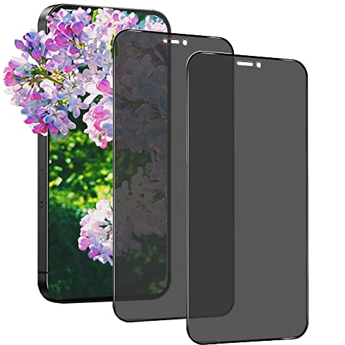 Wishcover store 2 Stück Sichtschutzfolie für iPhone 13，9H Härte Glas Anti-Spy Sichtschutzfolie Folie Blickschutzfolie，Bruchsicher Sichtschutzfolie Privatsphäre Schutzfolie von Wishcover store