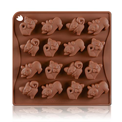 WishesMar Silikonform Schokoladenform Pralinenform für Süßigkeiten - Form einer Verschiedene Kätzchen Katze Antihaft Küche Kleine flexible Silikon Form für Spaß bei der Küchenkreation WishesMar Silikonform Schokoladenform Pralinenform für Süßigkeiten - Form einer Verschiedene Kätzchen Katze Antihaft Küche Kleine flexible Silikon Form für Spaß bei der Küchenkreation von WishesMar