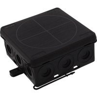 Wiska - 10109587 Abzweigkasten (l x b x h) 86 x 86 x 41 mm Schwarz (ral 9005) IP55 1 St. von Wiska