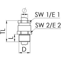 Wiska 10062084 Kabelverschraubung schlagfest, mit Zugentlastung, mit Dichtung PG13.5 Messing (vernic Wiska 10062084 Kabelverschraubung schlagfest, mit Zugentlastung, mit Dichtung PG13.5 Messing (vernic von Wiska