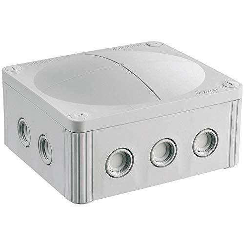 Wiska 10101459 Abzweigkasten (L x B x H) 160 x 140 x 81 mm Grau IP66/IP67 1 St. von Wiska