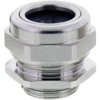 Wiska 10106475 Kabelverschraubung schlagfest, mit Dichtung M40 Messing (vernickelt) Natur 10St. von Wiska