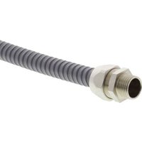 Wiska 10109015 BMCG-PVC-C-10-LG Schutzschlauch Grau 10mm 30m von Wiska