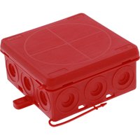 Wiska 10109592 Abzweigkasten (L x B x H) 86 x 86 x 41 mm Rot IP55 1 St. von Wiska