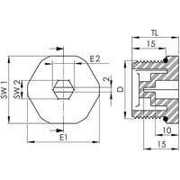 Wiska 10110104 EVSGS 20 Verschlussschraube M20 Kunststoff Lichtgrau (RAL 7035) 100St. von Wiska