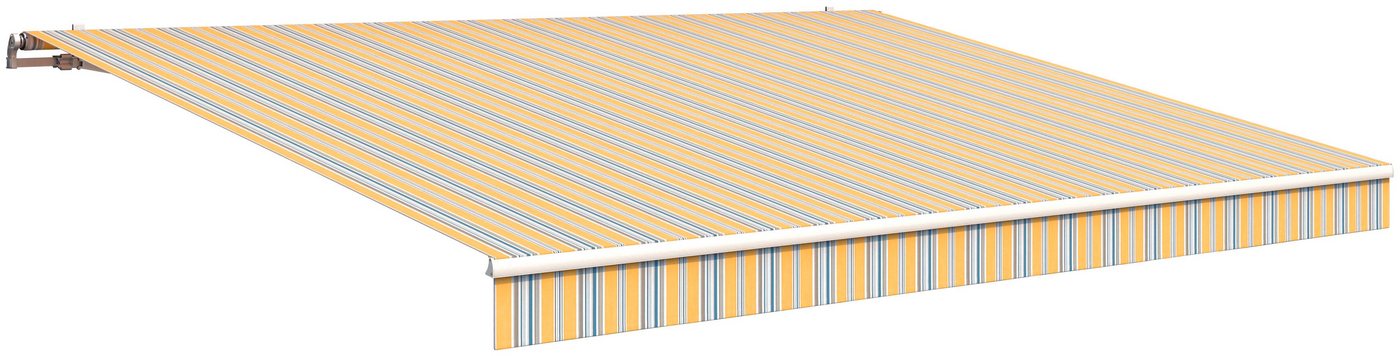 Wismar Gelenkarmmarkise B: 400 cm, in versch. Ausfällen und Dessins von Wismar